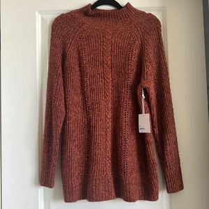 NWT Lauren Conrad cabled tunic sweater